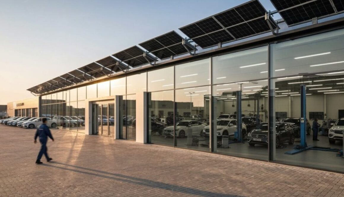 Autohändler mieten Solar
