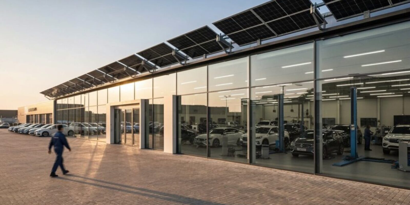 Autohändler mieten Solar