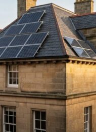 diskrete Solarmodule an denkmalgeschützten Gebäuden