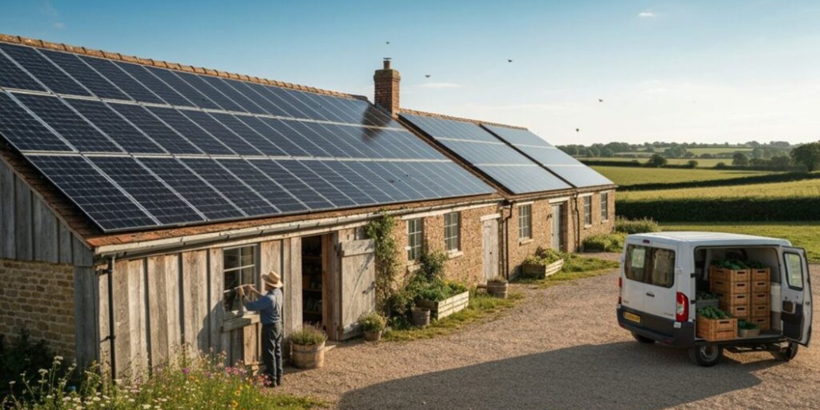Hofläden werden solar betrieben