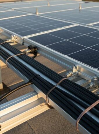 eingerichtete Komponenten des photovoltaischen Systems