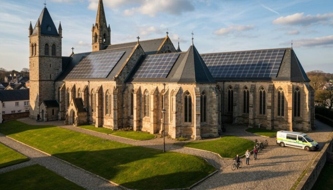 Mietung von Kirchen für Solaranlagen