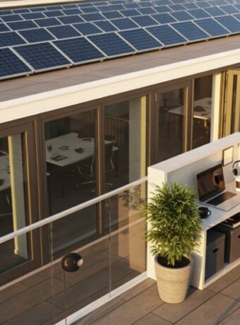 Solar vermietete Büros mit Homeoffice