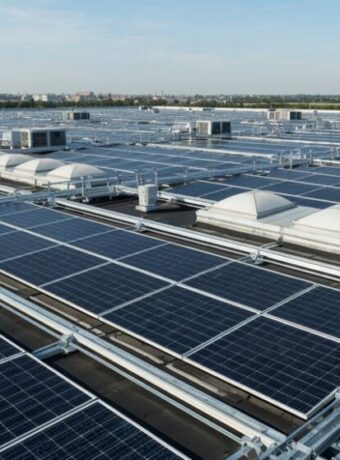 Supermarkt-Dachsolaranlagen-Leasing