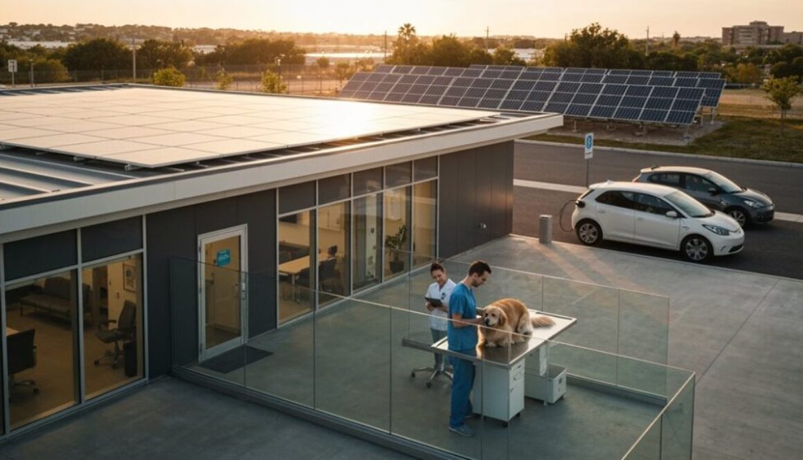 tierärztliche kliniken erzeugen energie