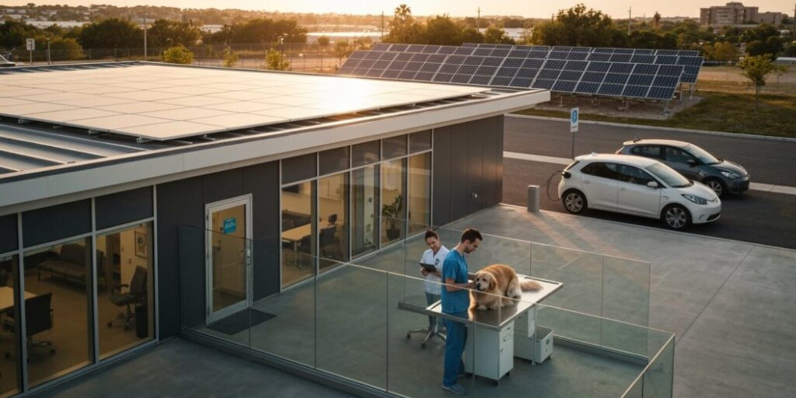tierärztliche kliniken erzeugen energie